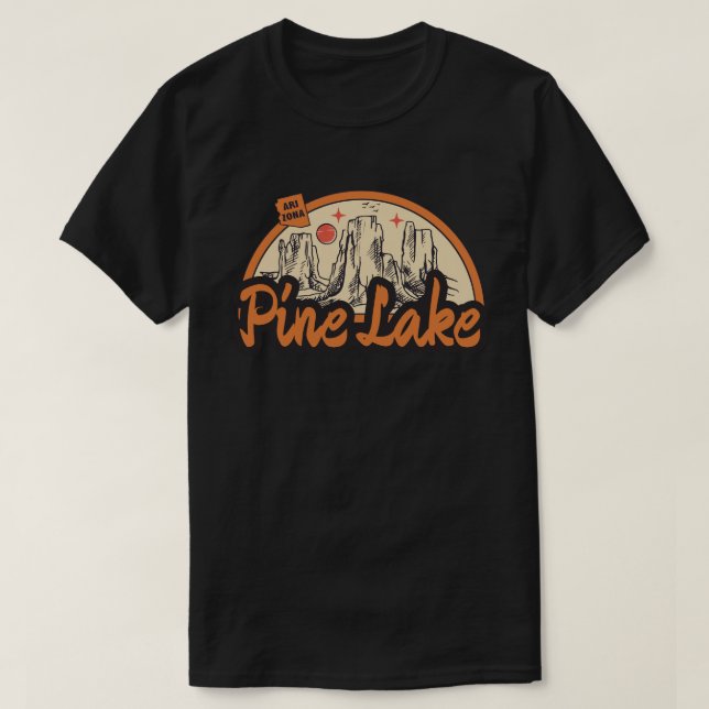 T-shirt Pine Lake, Arizona (Design devant)