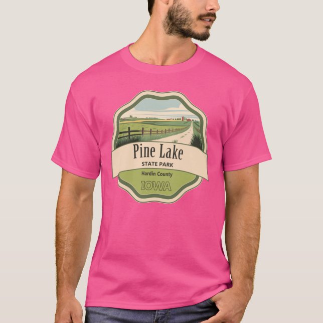 T-shirt Pine Lake State Park (Devant)