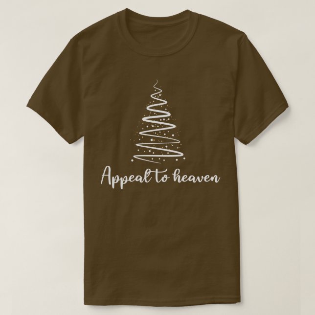T-shirt Pine Tree Flag Appel au ciel   (3)  (Design devant)