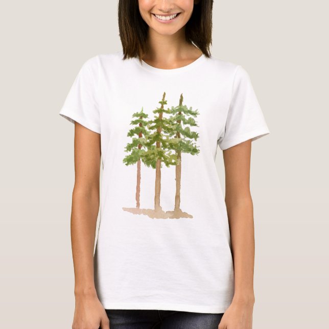 T-shirt Pine Trees (Devant)
