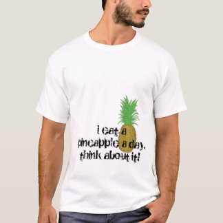 T-shirt pineaple, je mange un ananas un day.think à son