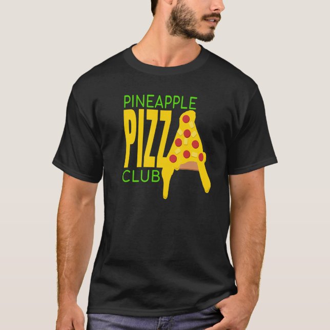 T-shirt Pineappa pizza club (Devant)