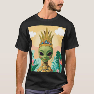 T-shirt Pineapple Alien – Art Fruit Tropical Drôle