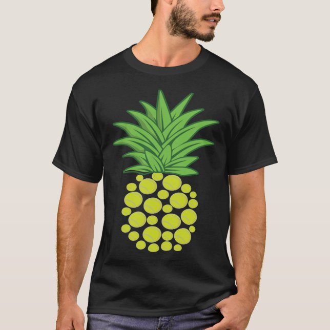 T-shirt Pineapple Fruit Or Hawaiian (Devant)