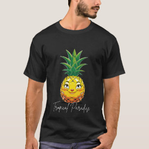 T-shirt Pineapple Paradise Tropical Graphic