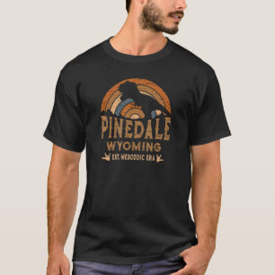 T-shirt Pinedale Wyoming WY Dino Dinosaur Paléontologie Re