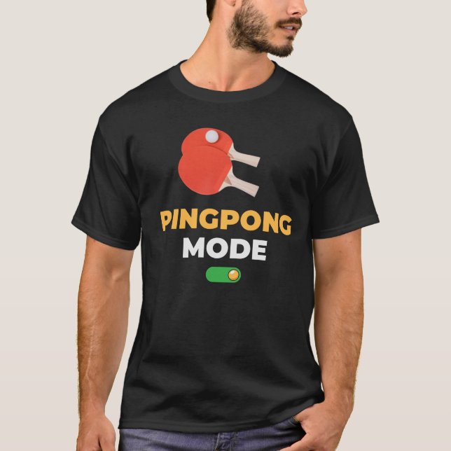 T-shirt Ping Mode Table Tennis Lecteur (Devant)