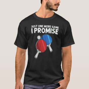 T-shirt Ping Pong Designs For Men Femmes Table Tennis Play