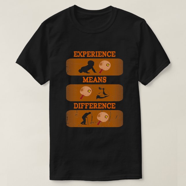 T-shirt Ping Pong Experience Table Tennis (Design devant)
