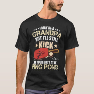T-shirt Ping Pong Lecteur Grand-Père Tennis De Table Homme