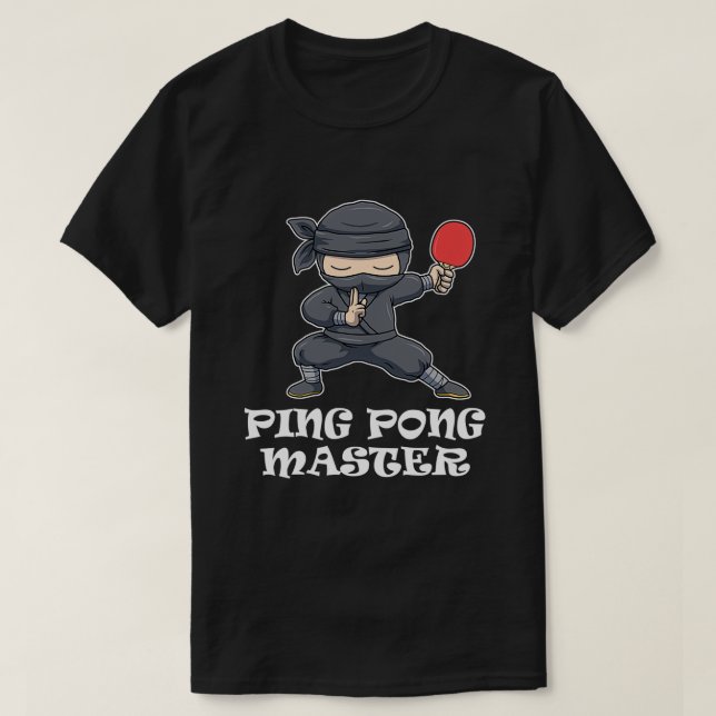 T-shirt Ping Pong Master Funny Ping Pong Don (Design devant)