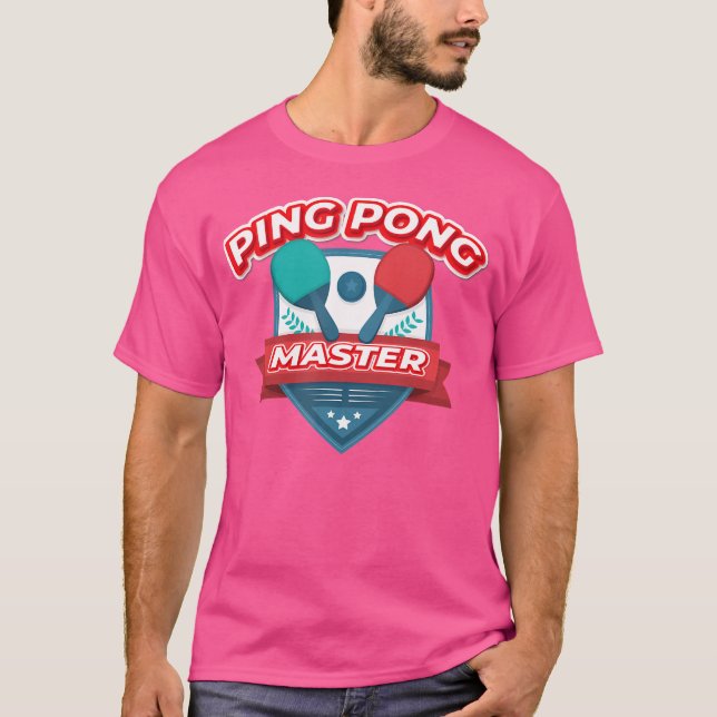 T-shirt Ping Pong Master Table Tennis (Devant)