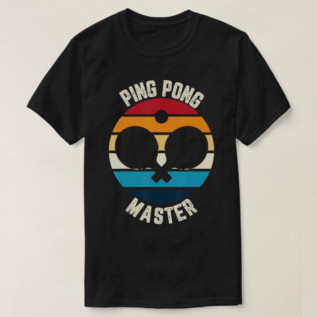 T-shirt Ping Pong Master Table Tennis (Design devant)