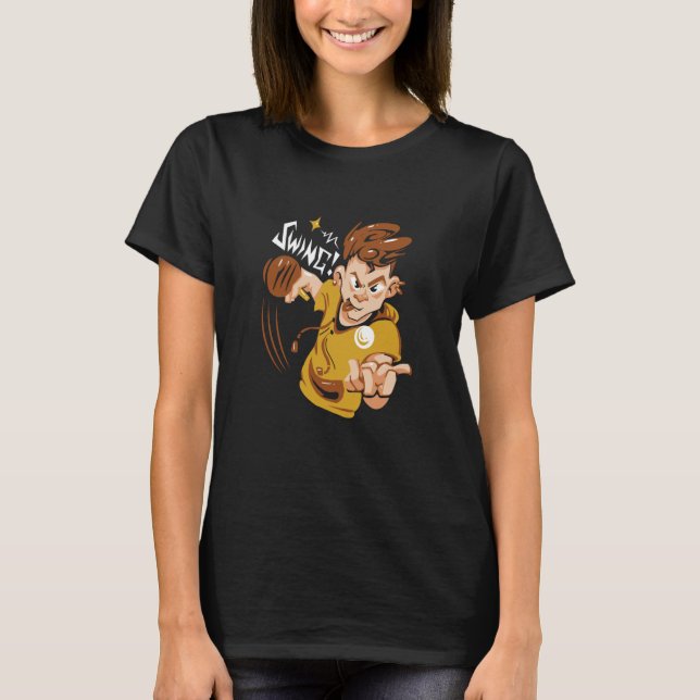 T-shirt Ping Pong Paddle Table Tennis (Devant)