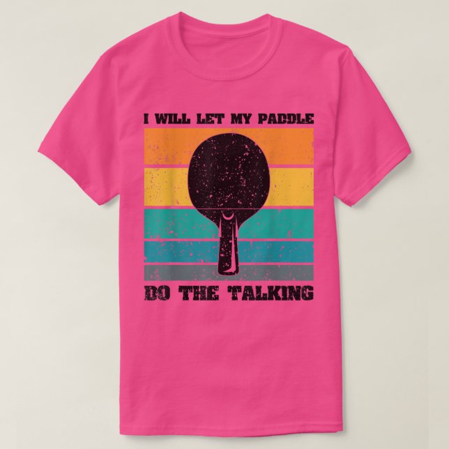T-shirt ping-pong ping-pong tennis de table (Design devant)