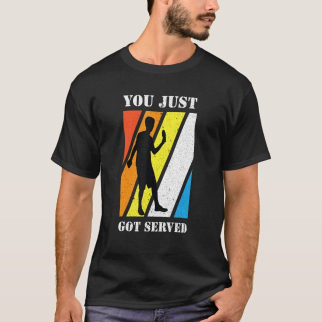 T-shirt Ping Pong Table Tennis Bat (Devant)
