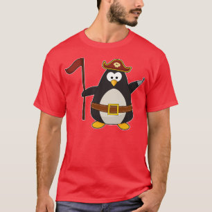 T-shirt Pingin en pirate avec ceinture de pirate casquette
