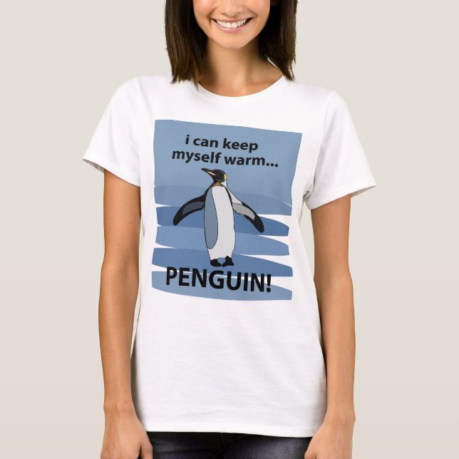 T-shirt Pingouin animal aquatique drôle (Devant)