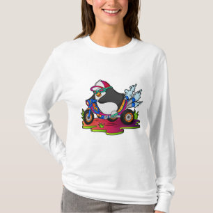 T-shirt Pingouin as Biker