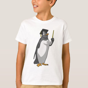 T-shirt Pingouin as Teacher with Pointer