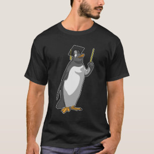 T-shirt Pingouin as Teacher with Pointer