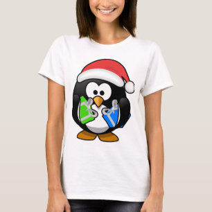 T-shirt Pingouin aux cadeaux