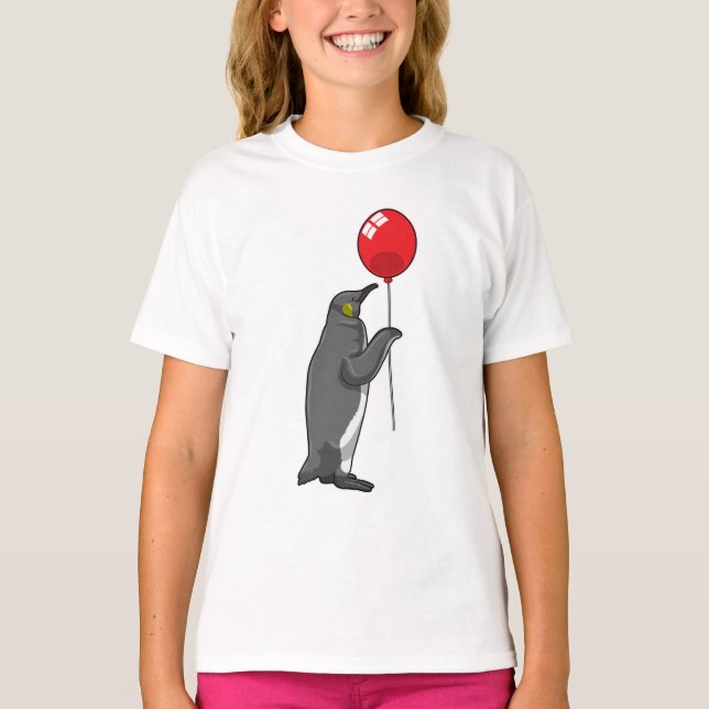 T-shirt Pingouin avec ballon (Devant)