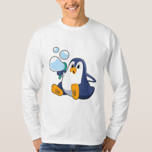 T-shirt Pingouin avec bulles de savon.PNG
