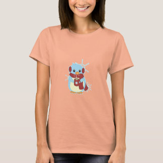 T-shirt Pingouin avec cacao chaud