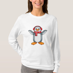 T-shirt Pingouin avec écran et casque