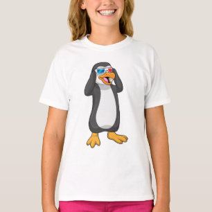 T-shirt Pingouin avec lunettes