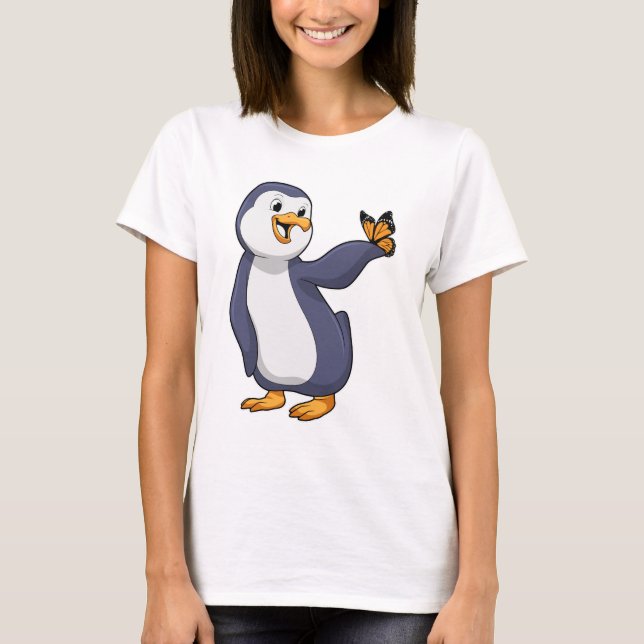 T-shirt Pingouin avec papillon (Devant)