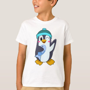 T-shirt Pingouin avec poisson et Casquette