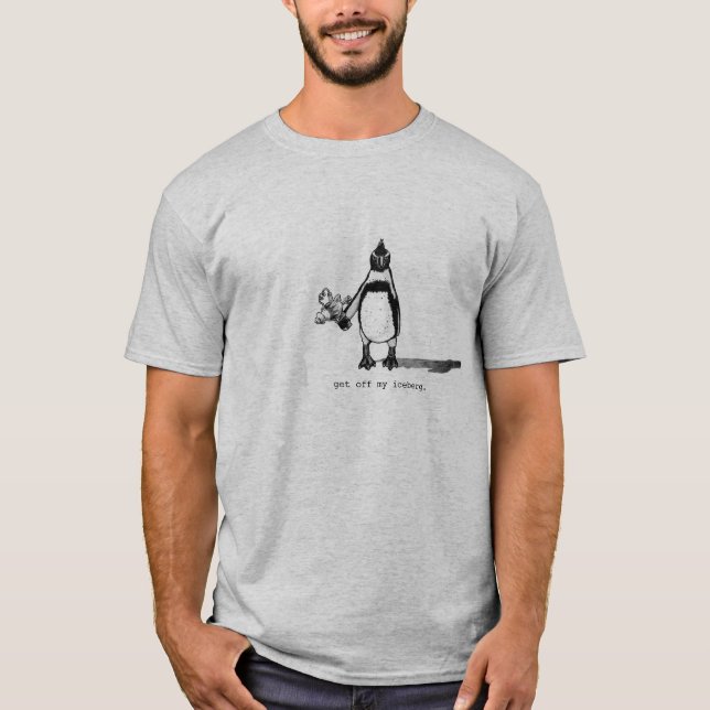T-shirt Pingouin avec Raygun (Devant)