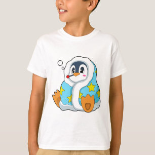 T-shirt Pingouin avec thermomètre clinique