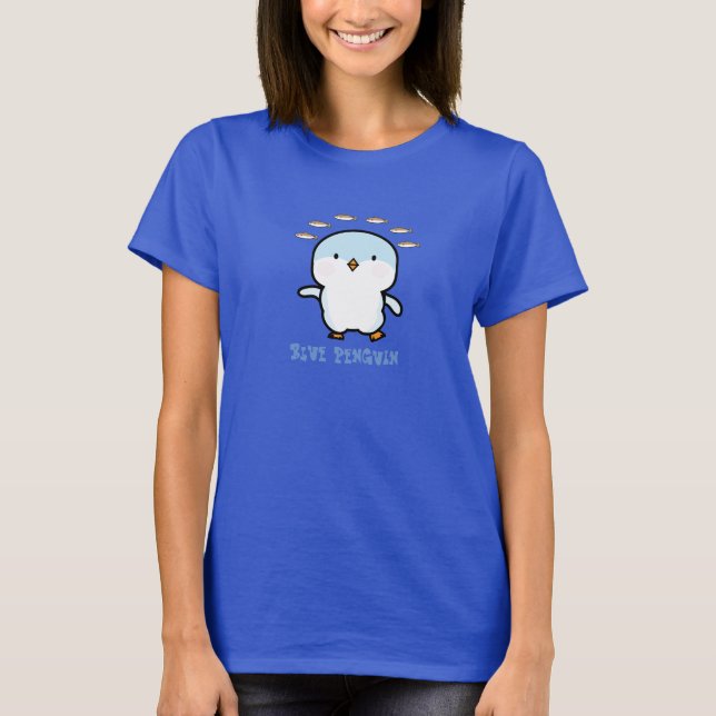 T-shirt Pingouin bleu (Devant)
