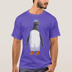 T-shirt Pingouin comme marin avec Casquette