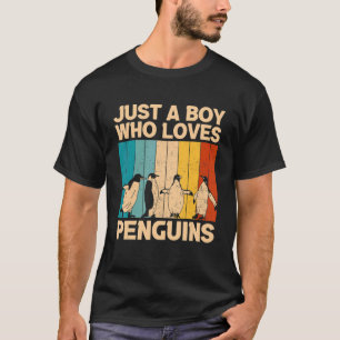 T-shirt Pingouin cool Pour Garçons Empereur Penguin Bird