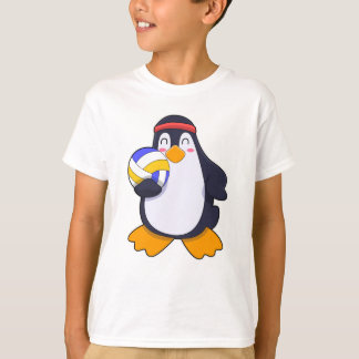 T-shirt Pingouin dans les sports de volleyball