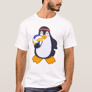 T-shirt Pingouin dans les sports de volleyball
