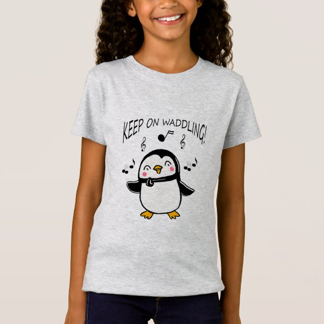 T-Shirt Pingouin dansant (Devant)