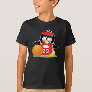 T-shirt Pingouin de basket-ball