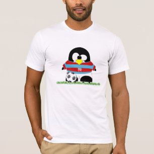 T-shirt Pingouin de football amusant