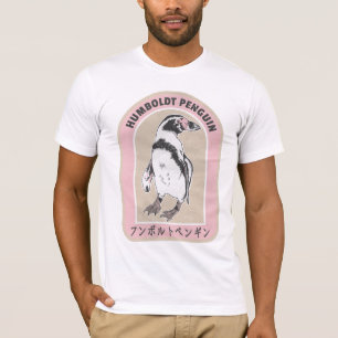 T-shirt Pingouin de Humbolt écriture japonaise