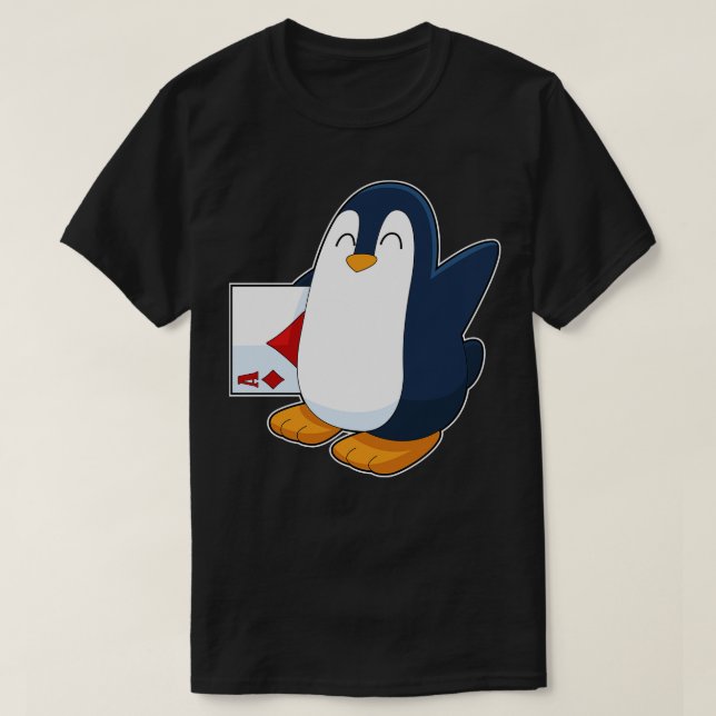 T-shirt Pingouin de jeu (Design devant)