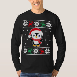 T-shirt Pingouin de Noël Funny Classic laide
