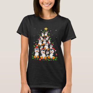 T-shirt Pingouin de Noël mignonne animal de vacances