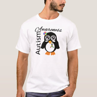 T-shirt Pingouin de sensibilisation sur l'autisme