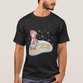 T-shirt pingouin de vacances de Ha-pipi - joyeux Noël dans