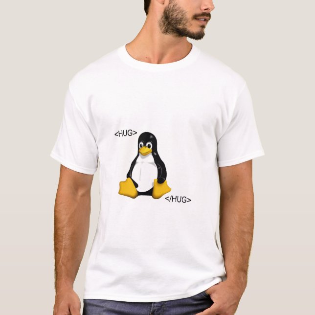 T-shirt Pingouin d'étreinte (Devant)